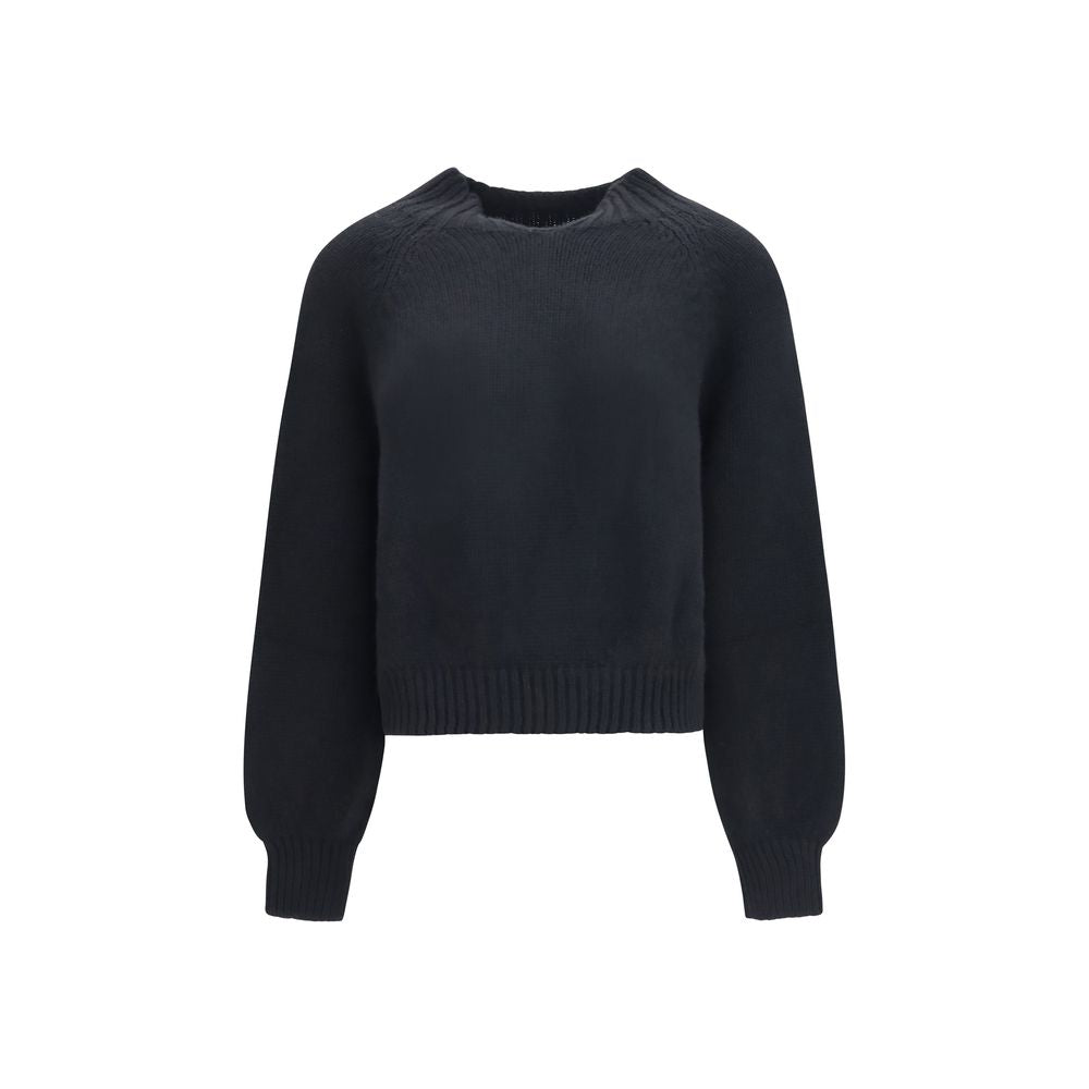 Black Cashmere Sweatshirt