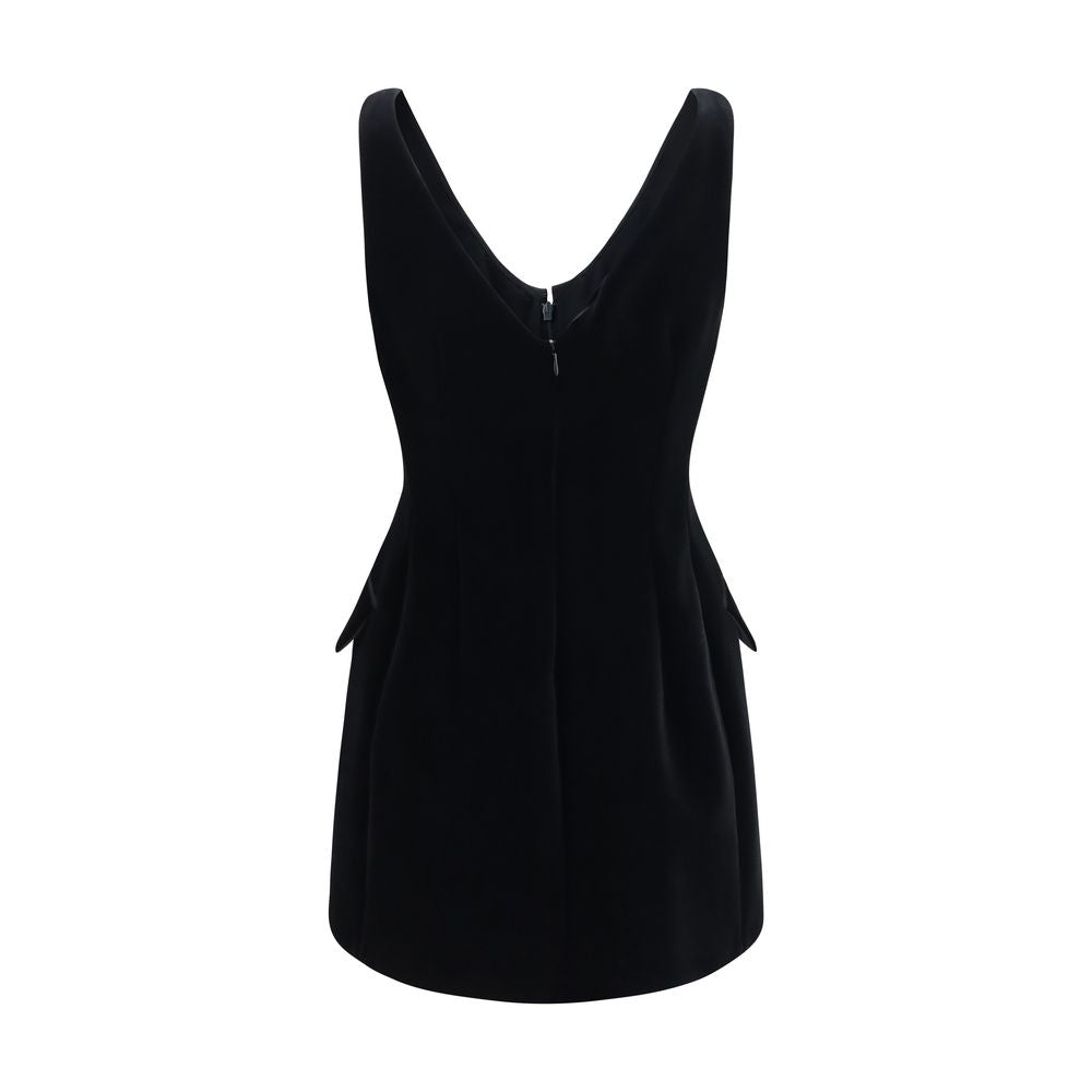 Black Polyester Casual Dress