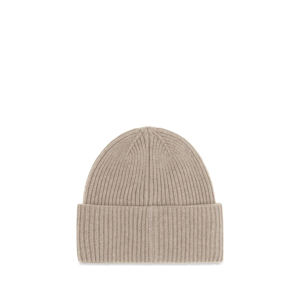 Beige Cashmere Beanie