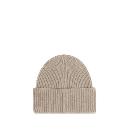 Beige Cashmere Beanie
