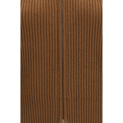 Brown Wool Oves Aries Cardigan