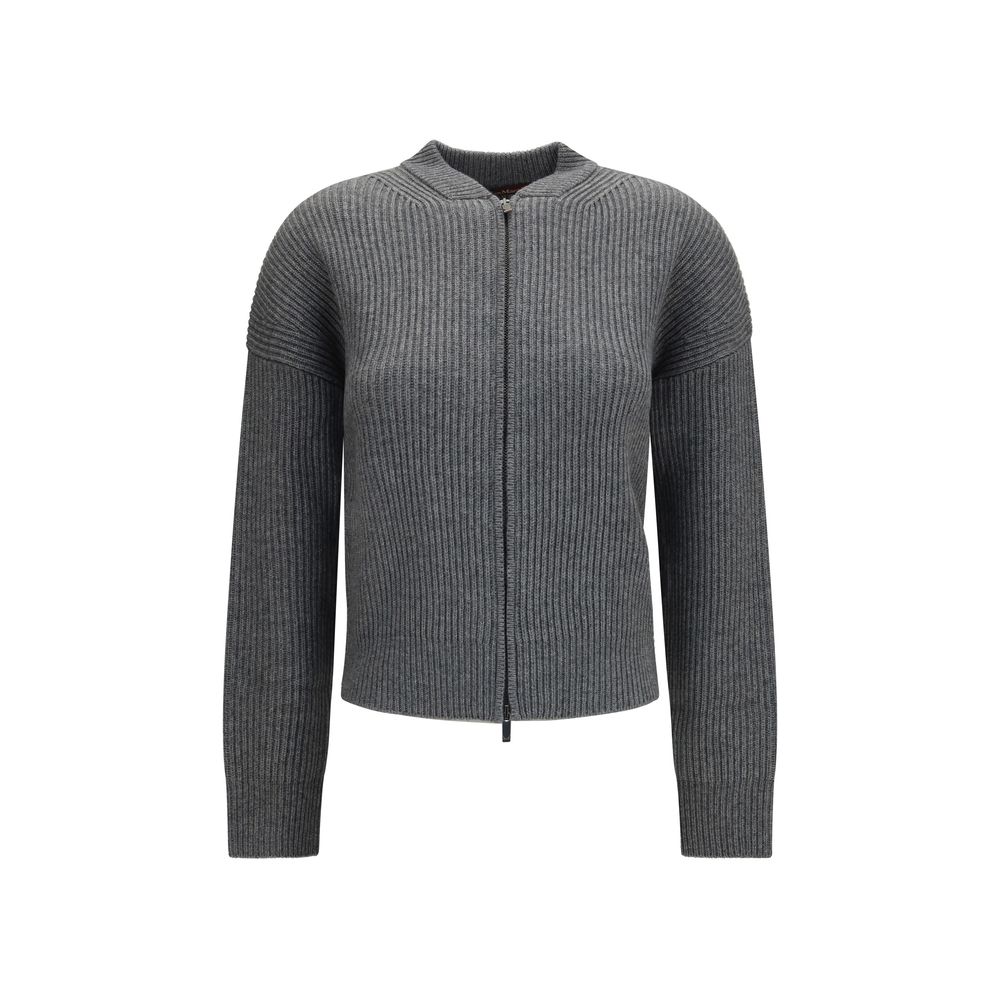 Gray Wool Oves Aries Cardigan