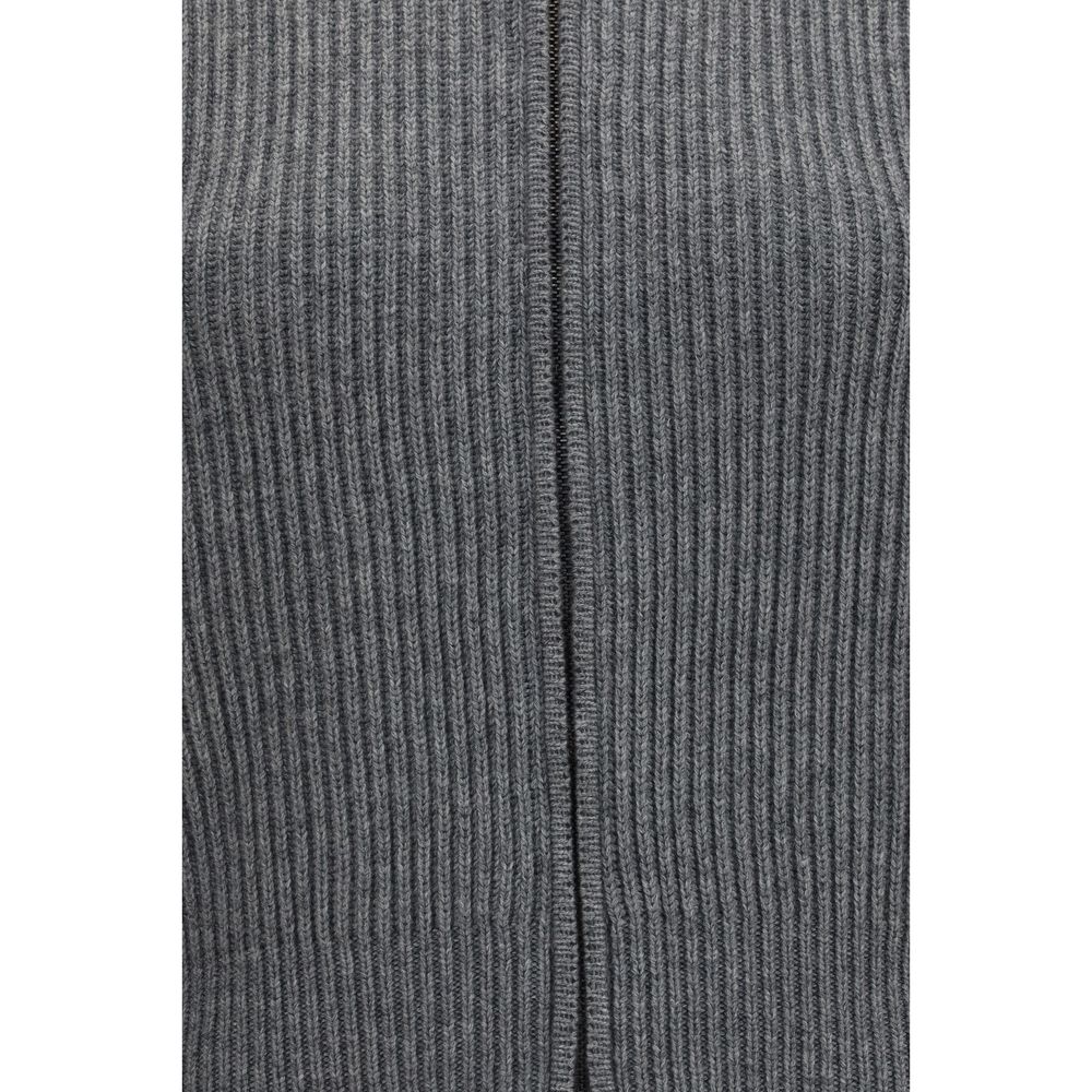 Gray Wool Oves Aries Cardigan
