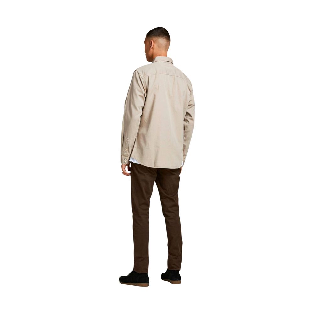 Beige Denim Shirt