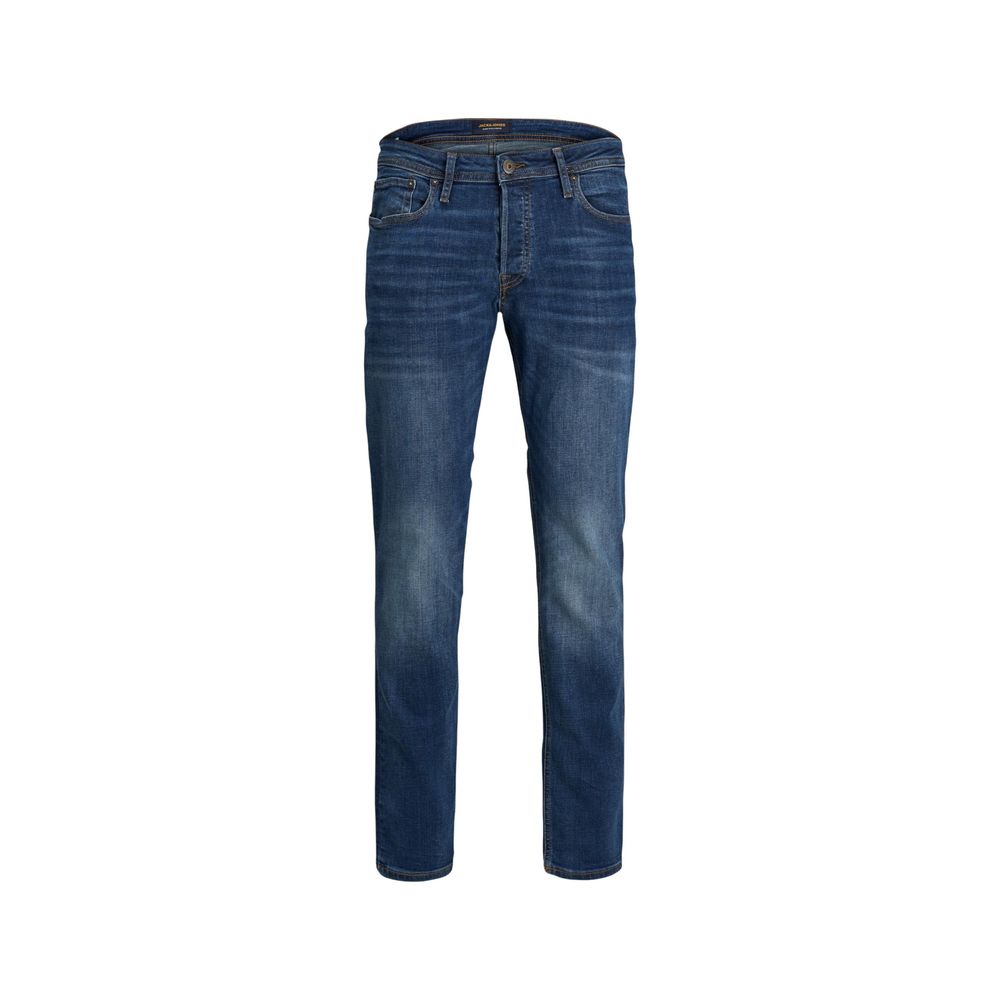 Blue Cotton Skinny Jeans