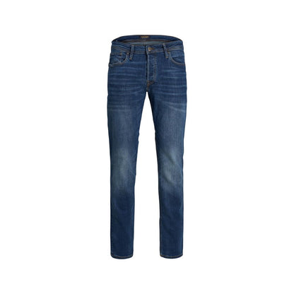 Blue Cotton Skinny Jeans