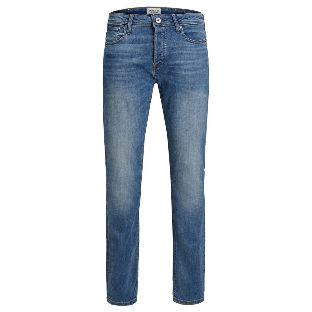 Blue Cotton Skinny Jeans