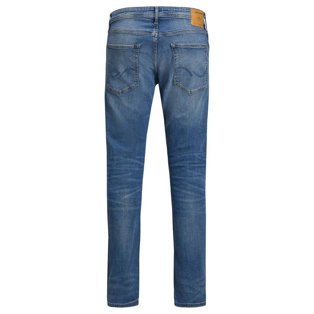 Blue Cotton Skinny Jeans