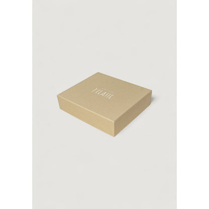 Beige Leather Keychain
