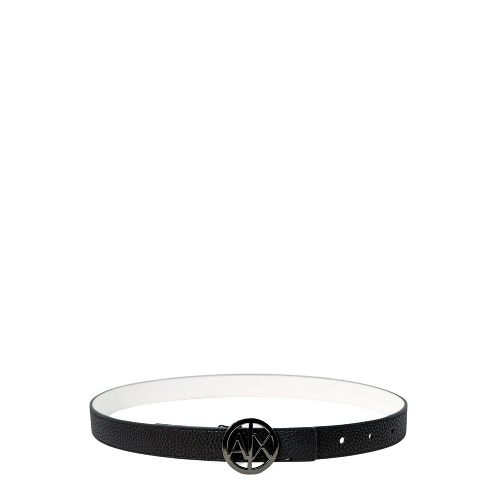 Black Polyester Thin Belt