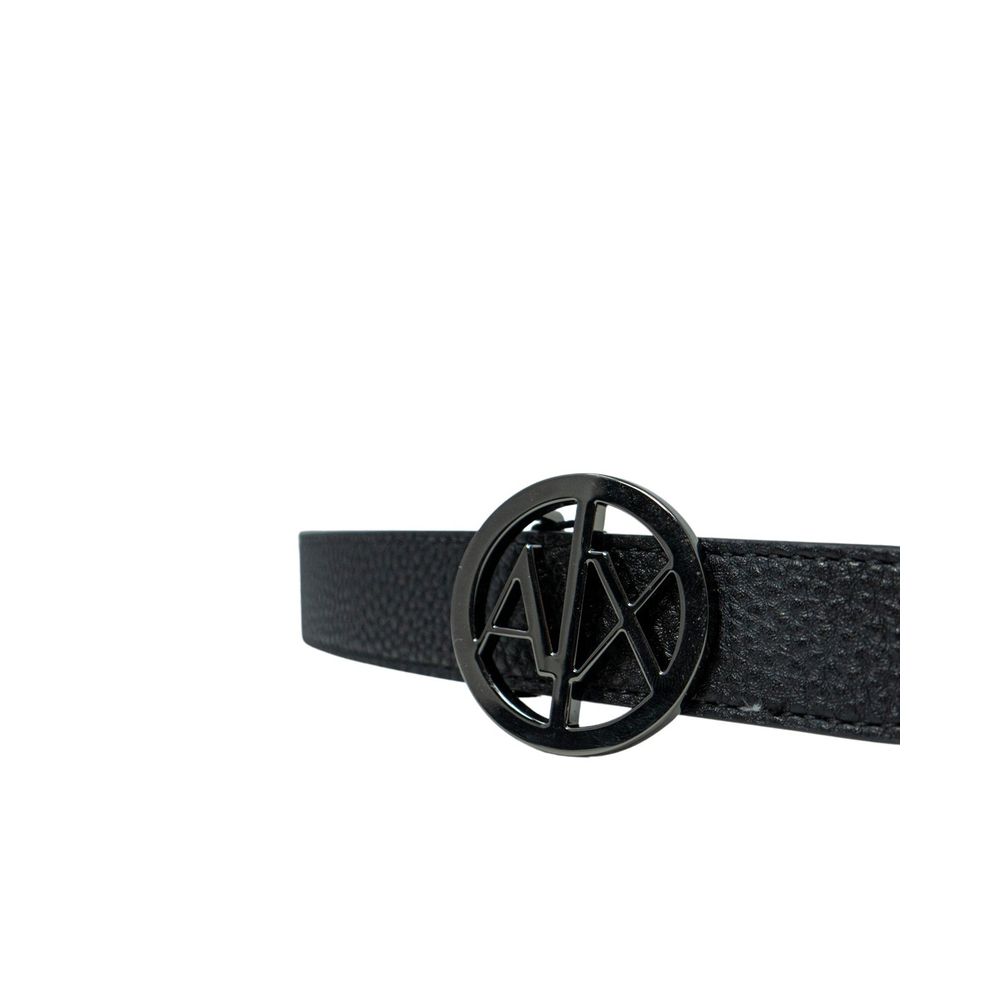 Black Polyester Thin Belt
