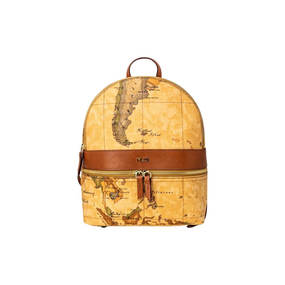 Beige Leather Backpack