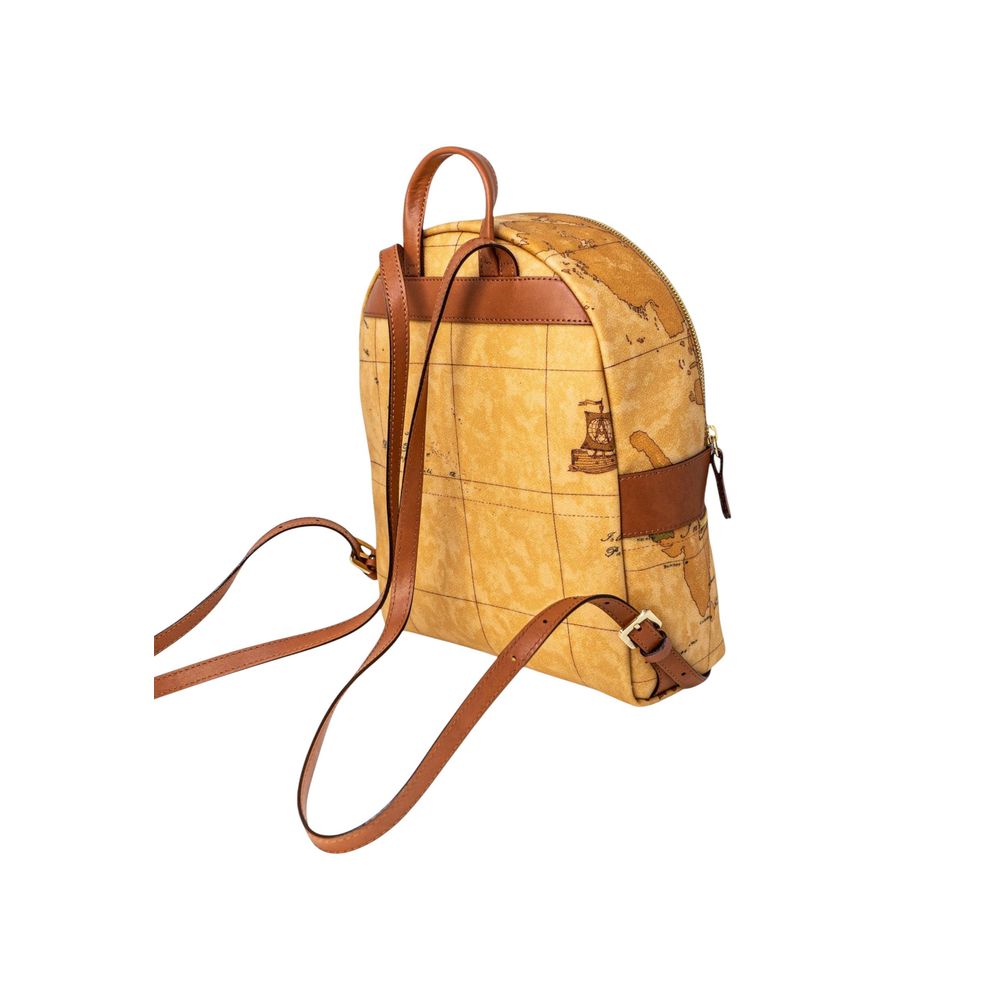 Beige Leather Backpack