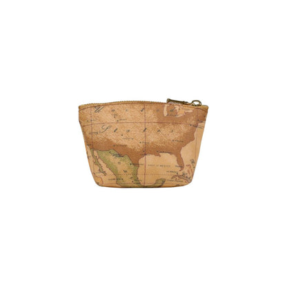 Beige Cotton Clutch Bag