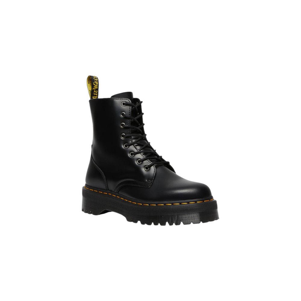 Black Leather Ankle Boots
