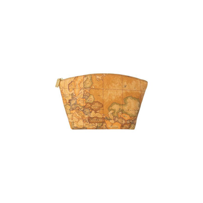 Beige Cotton Clutch Bag