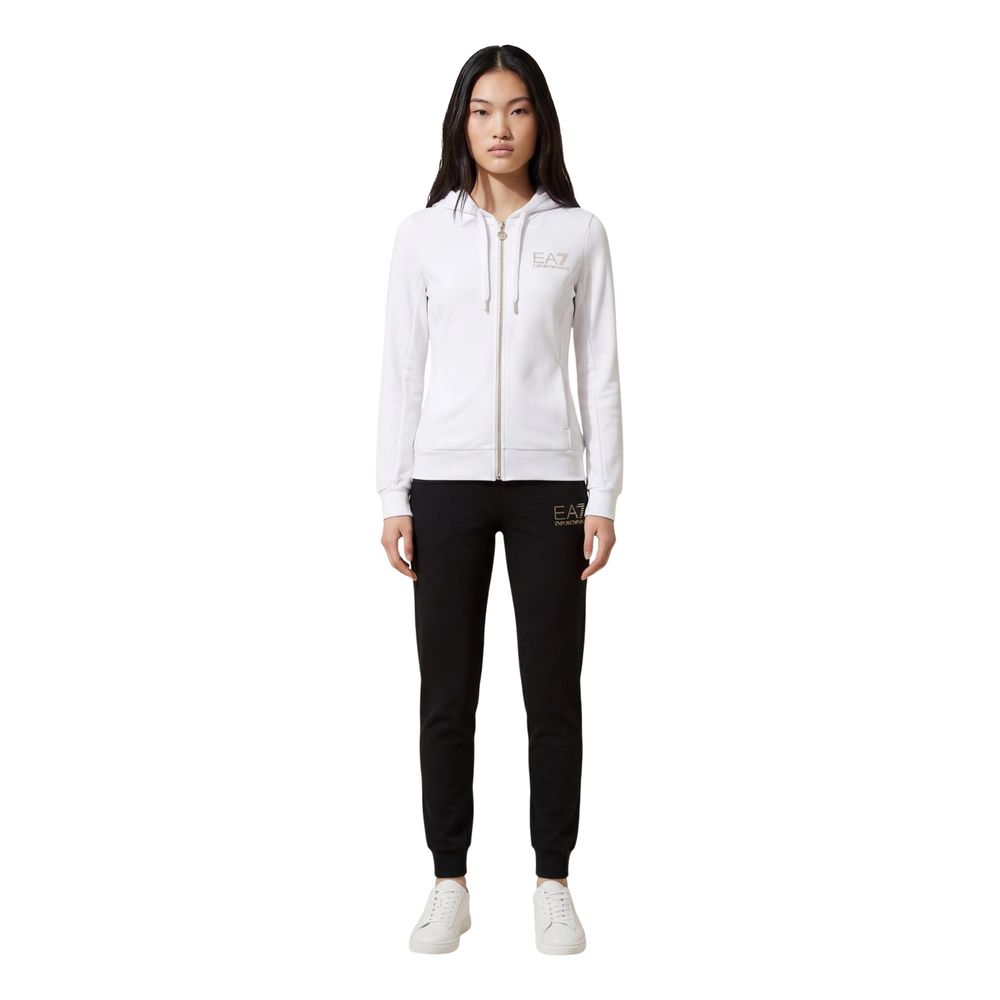 Black And White Polyester Tracksuit