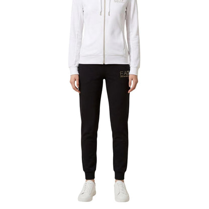 Black And White Polyester Tracksuit