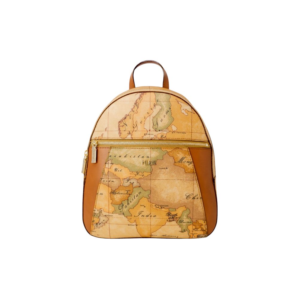 Beige Cotton Backpack