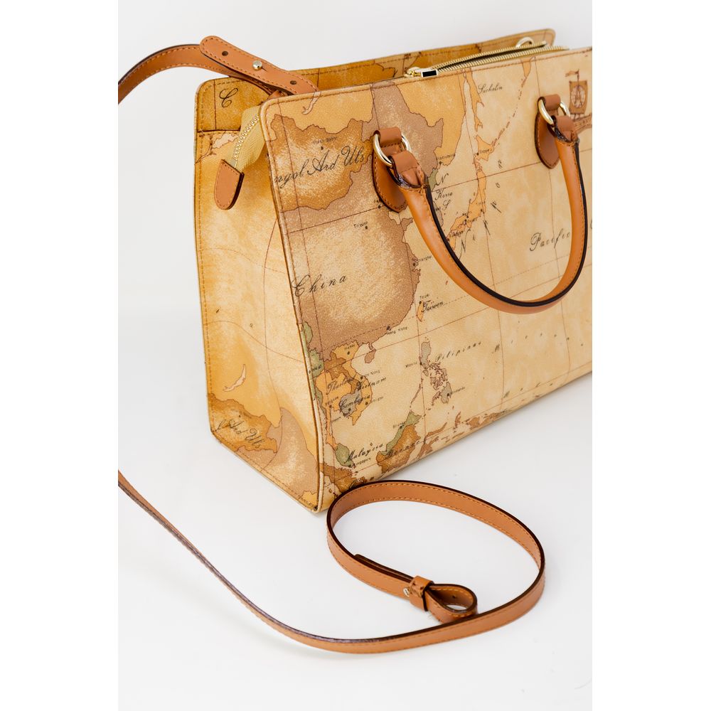 Beige Cotton Handbag