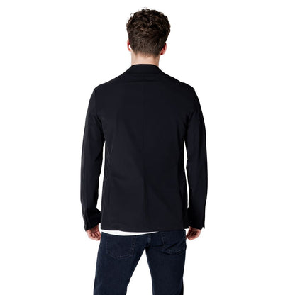 Black Cotton Blazer