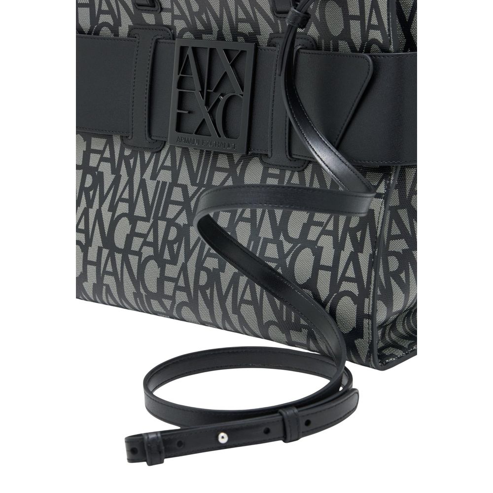 Black Cotton Handbag