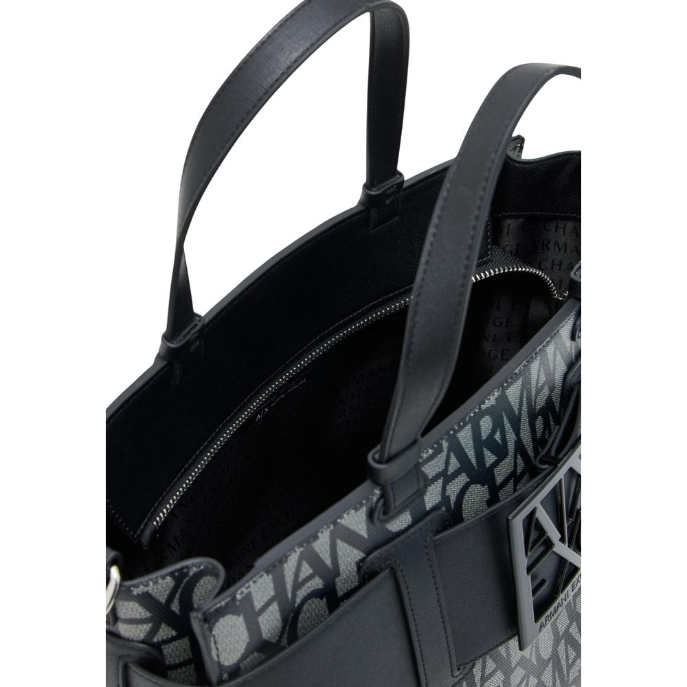 Black Cotton Handbag