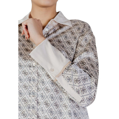 Beige Polyester Blouse