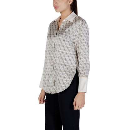 Beige Polyester Blouse