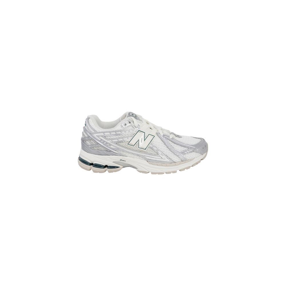 Silver Fabric Athletic Sneakers