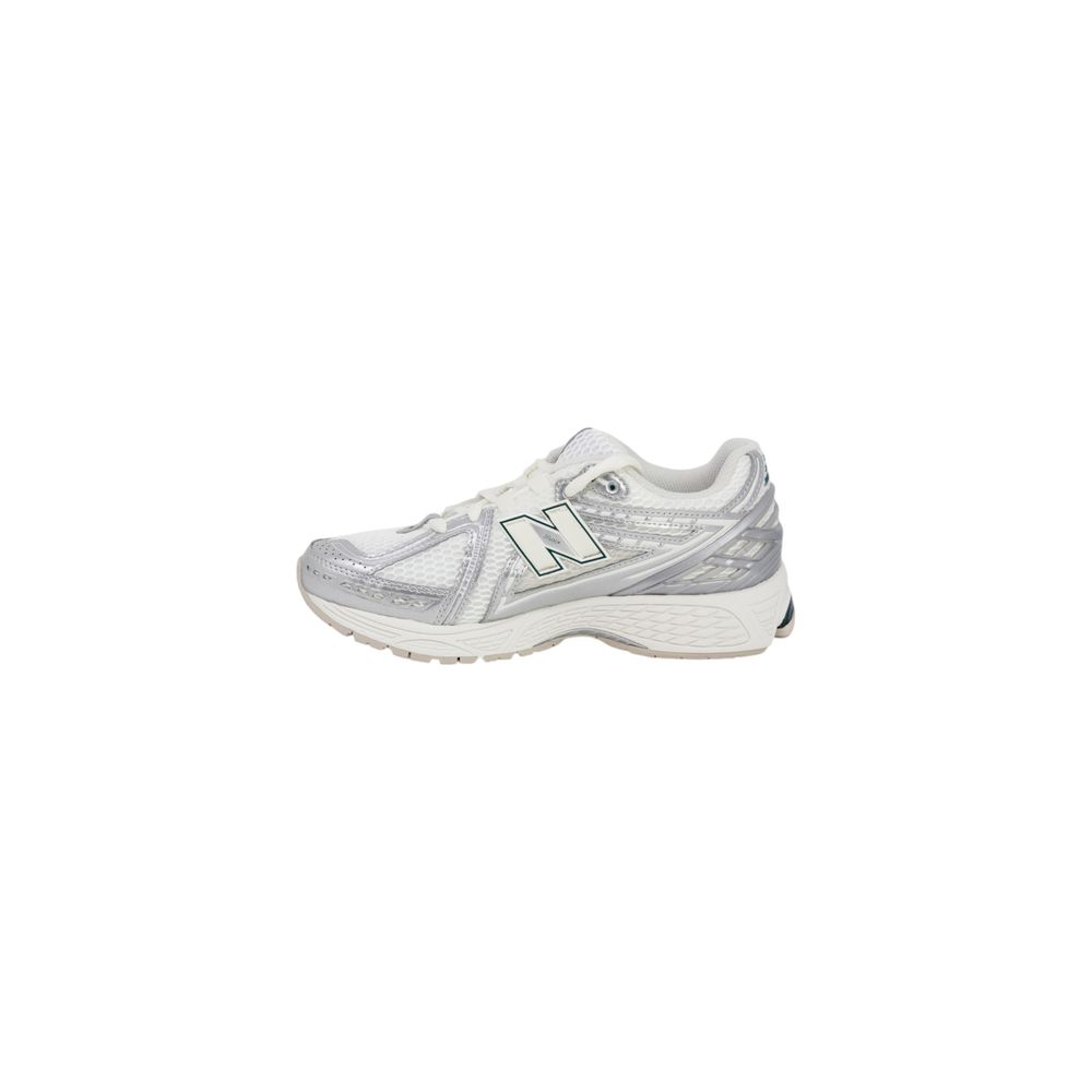 Silver Fabric Athletic Sneakers