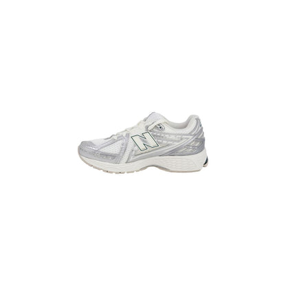 Silver Fabric Athletic Sneakers