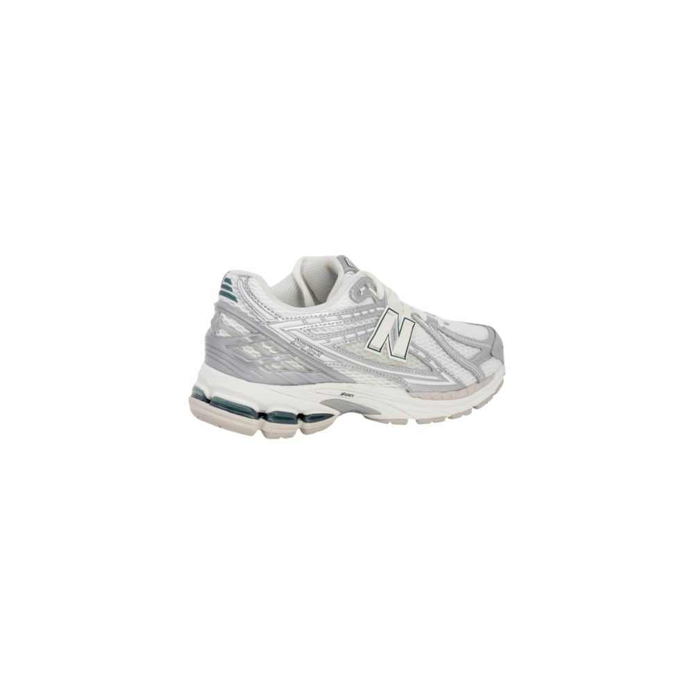 Silver Fabric Athletic Sneakers