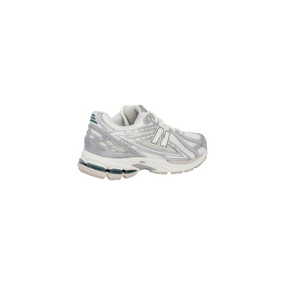 Silver Fabric Athletic Sneakers