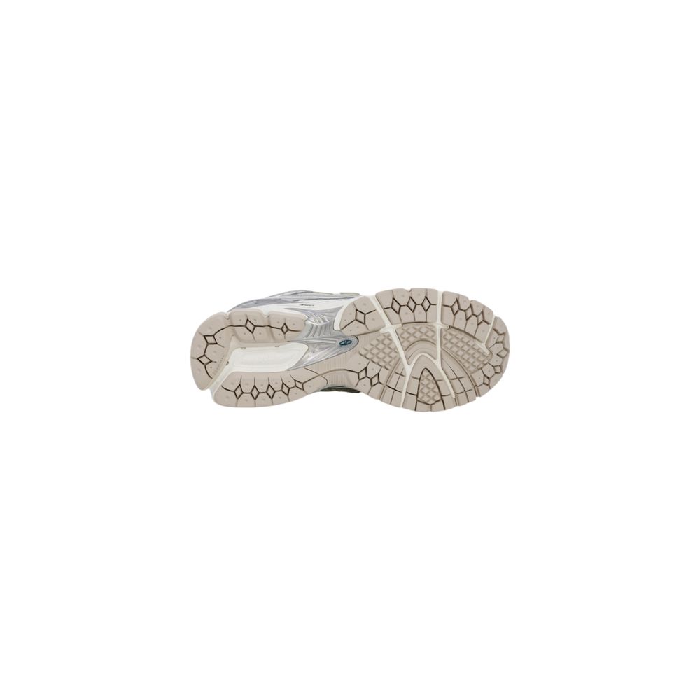 Silver Fabric Athletic Sneakers