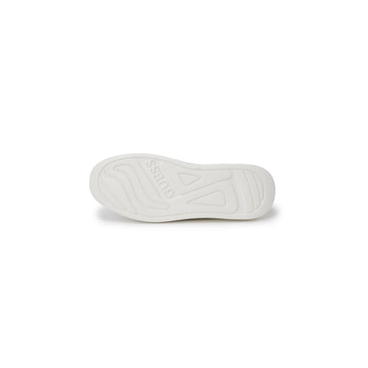 White Polyethylene Low Top Sneakers