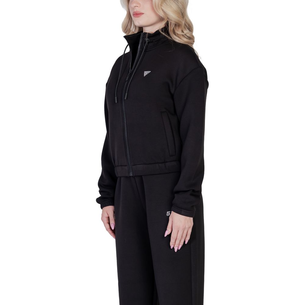 Black Viscose Sweatshirt