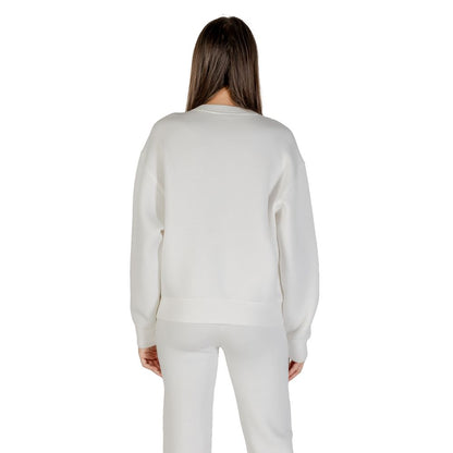 Cream Viscose Sweatshirt