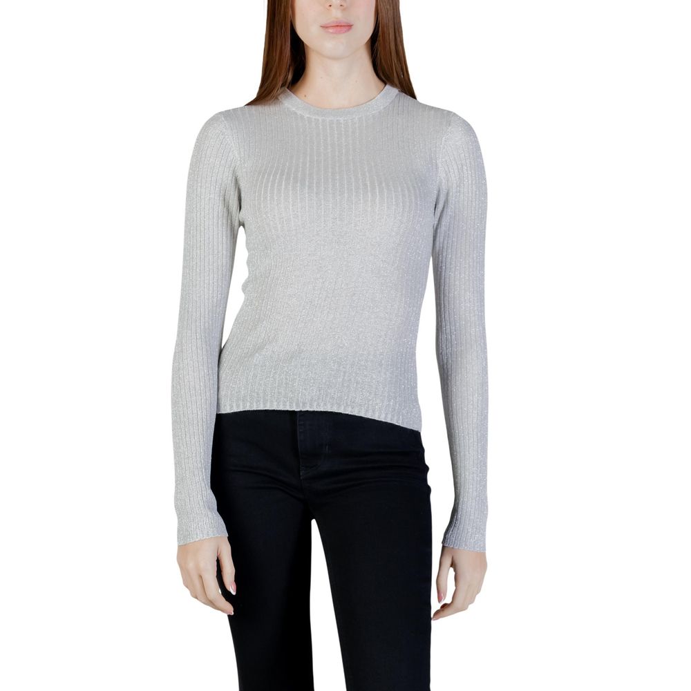 Silver Viscose Sweatshirt