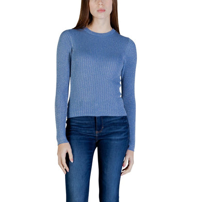 Blue Viscose Sweatshirt