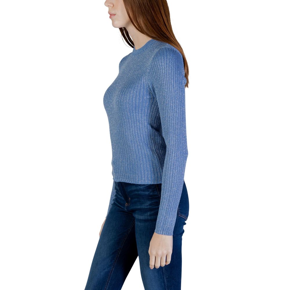 Blue Viscose Sweatshirt