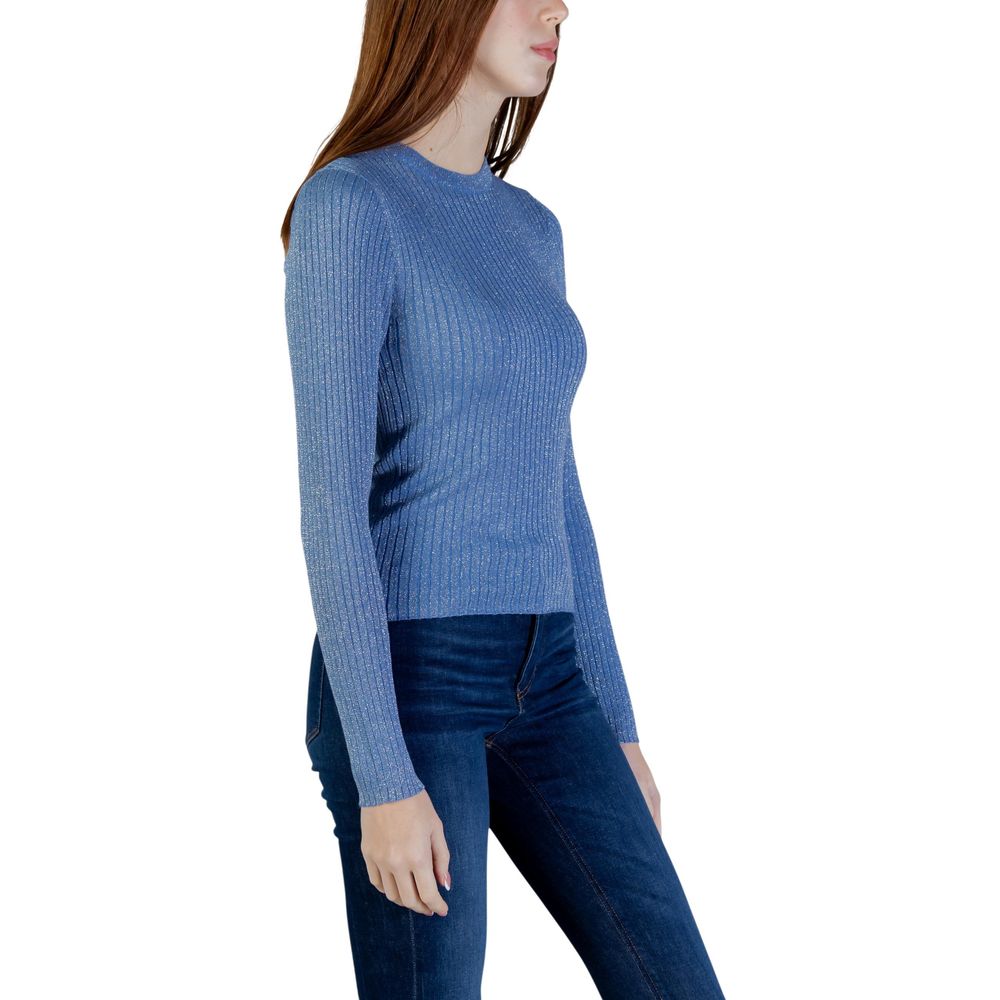 Blue Viscose Sweatshirt
