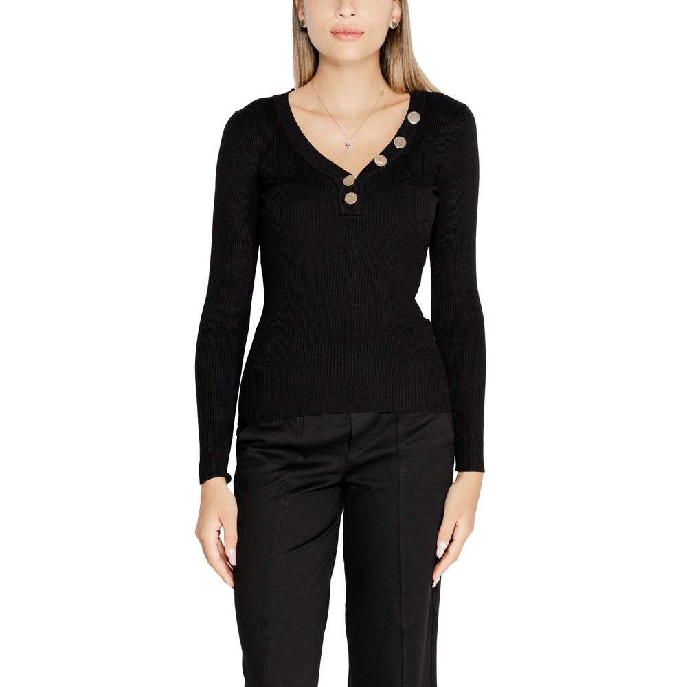 Black Viscose Sweatshirt