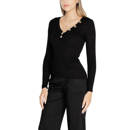 Black Viscose Sweatshirt
