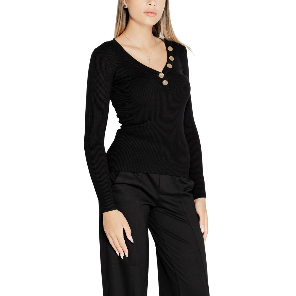 Black Viscose Sweatshirt
