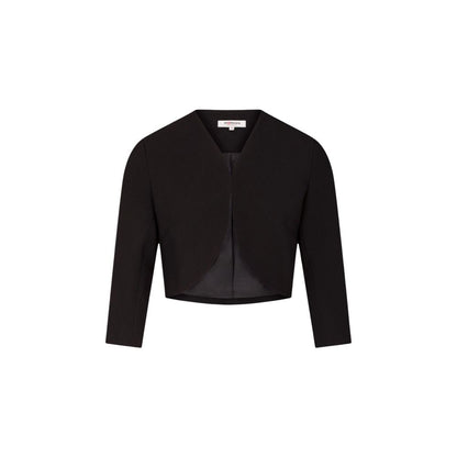 Black Polyester Biker Jacket