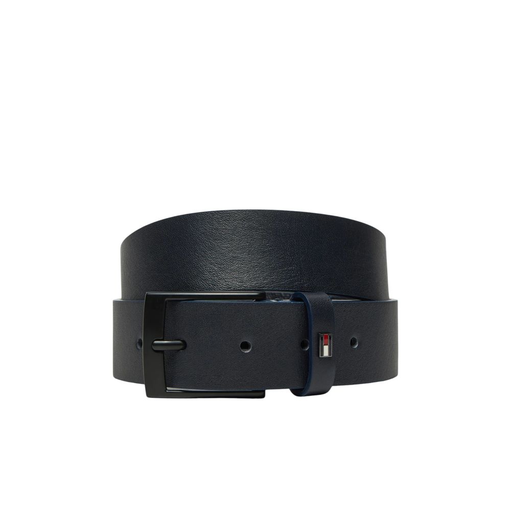Blue Leather Regular Belt