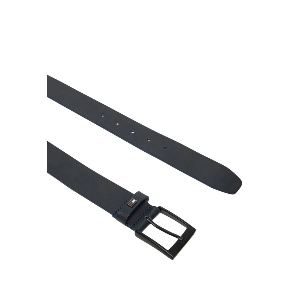 Blue Leather Regular Belt