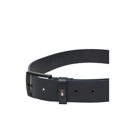 Blue Leather Regular Belt