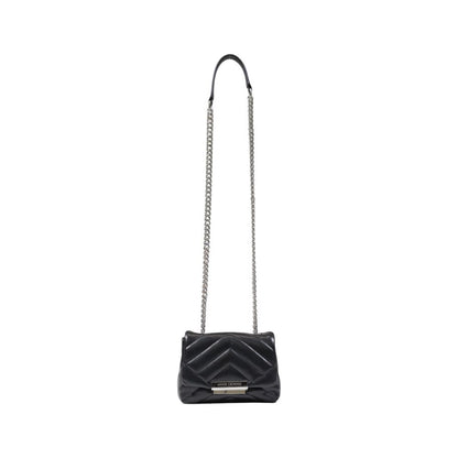 Black Polyester Handbag